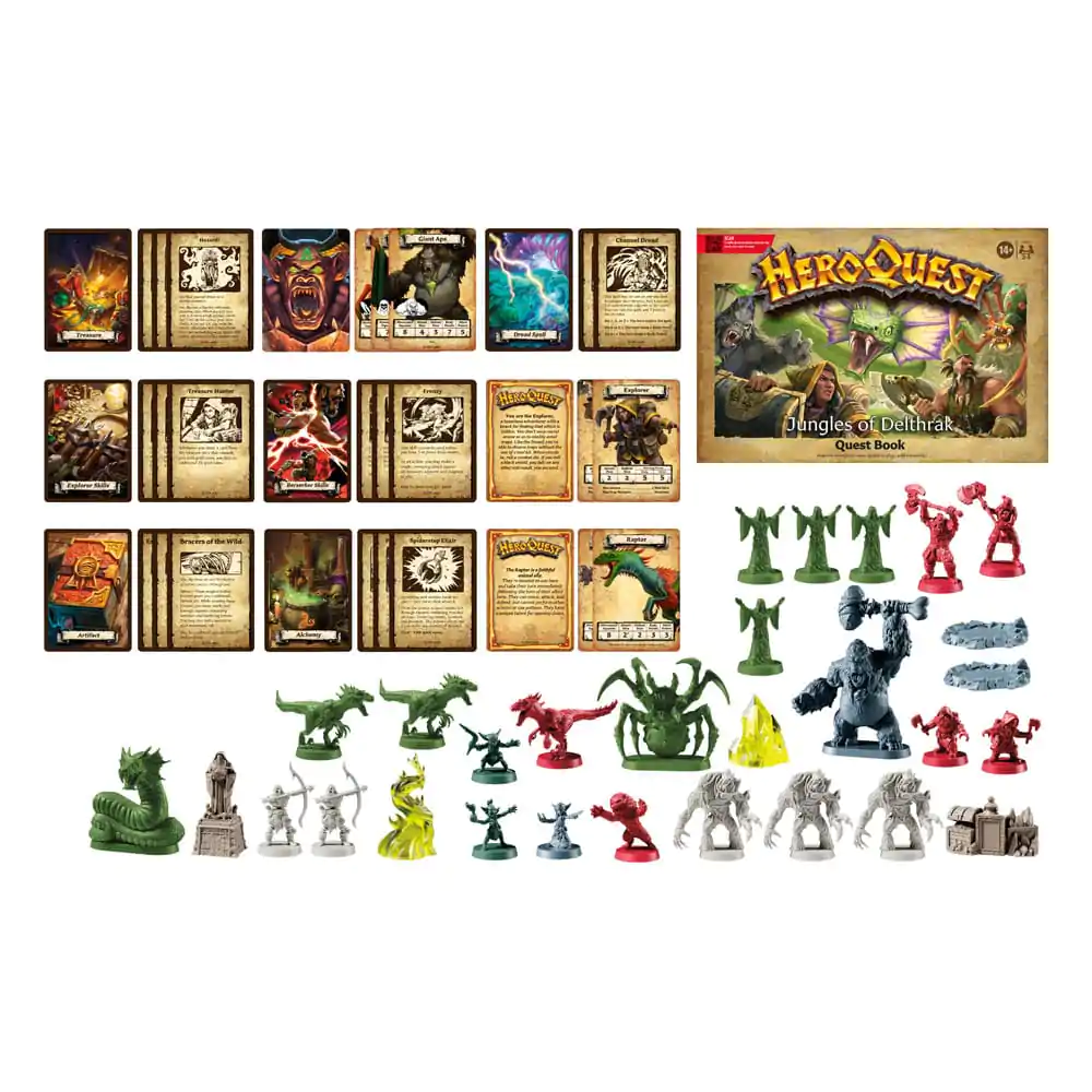 HeroQuest Gra Planszowa Rozszerzenie Jungles of Delthrak Quest Pack *English Version* zdjęcie produktu