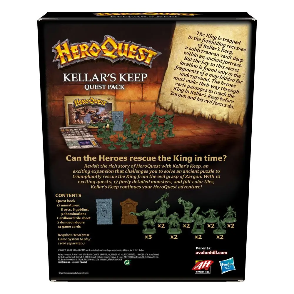 HeroQuest Gra Planszowa Expansion Kellar's Keep Quest Pack english zdjęcie produktu