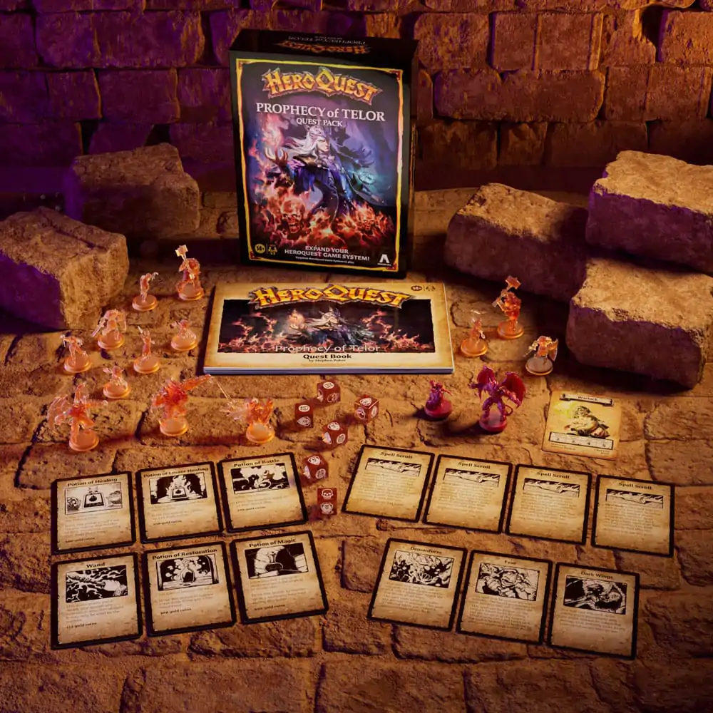 HeroQuest Gra Planszowa Dodatek Prophecy of Telor Quest Pack *English Version* zdjęcie produktu