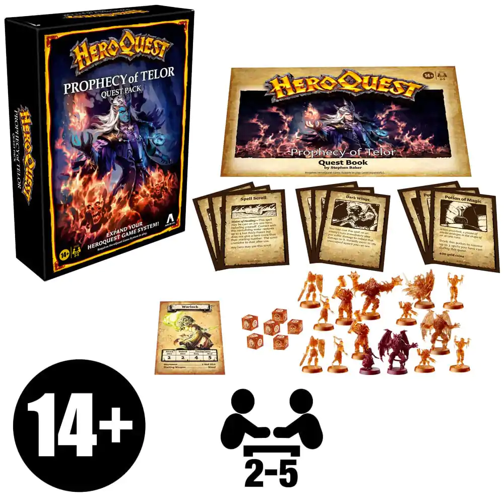 HeroQuest Gra Planszowa Dodatek Prophecy of Telor Quest Pack *English Version* zdjęcie produktu
