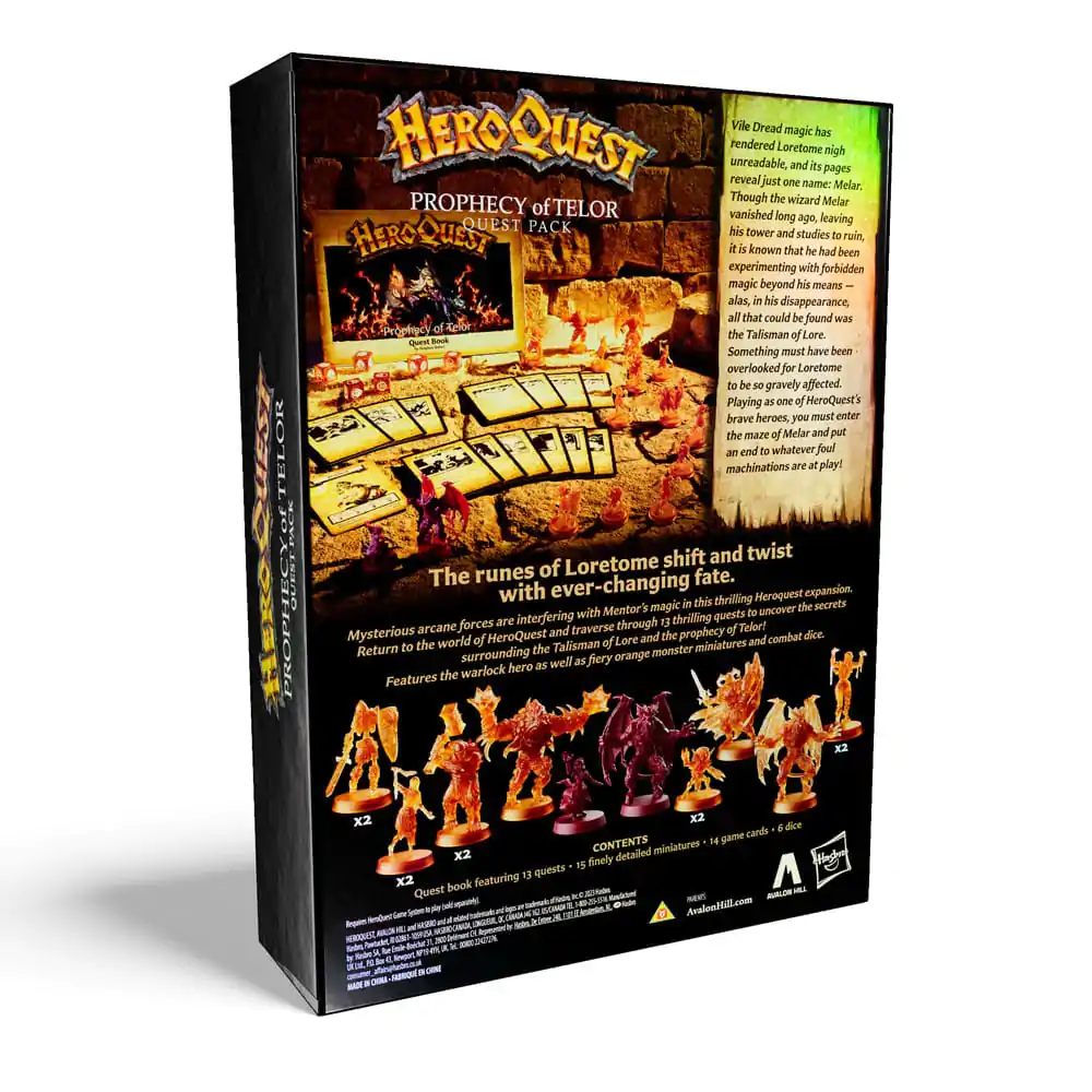 HeroQuest Gra Planszowa Dodatek Prophecy of Telor Quest Pack *English Version* zdjęcie produktu