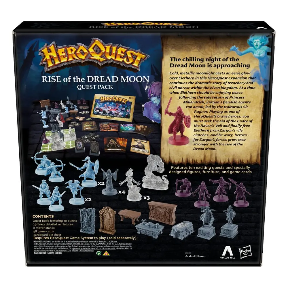 HeroQuest Gra Planszowa Rozszerzenie Rise of the Dread Moon Quest Pack *Wersja Angielska* zdjęcie produktu