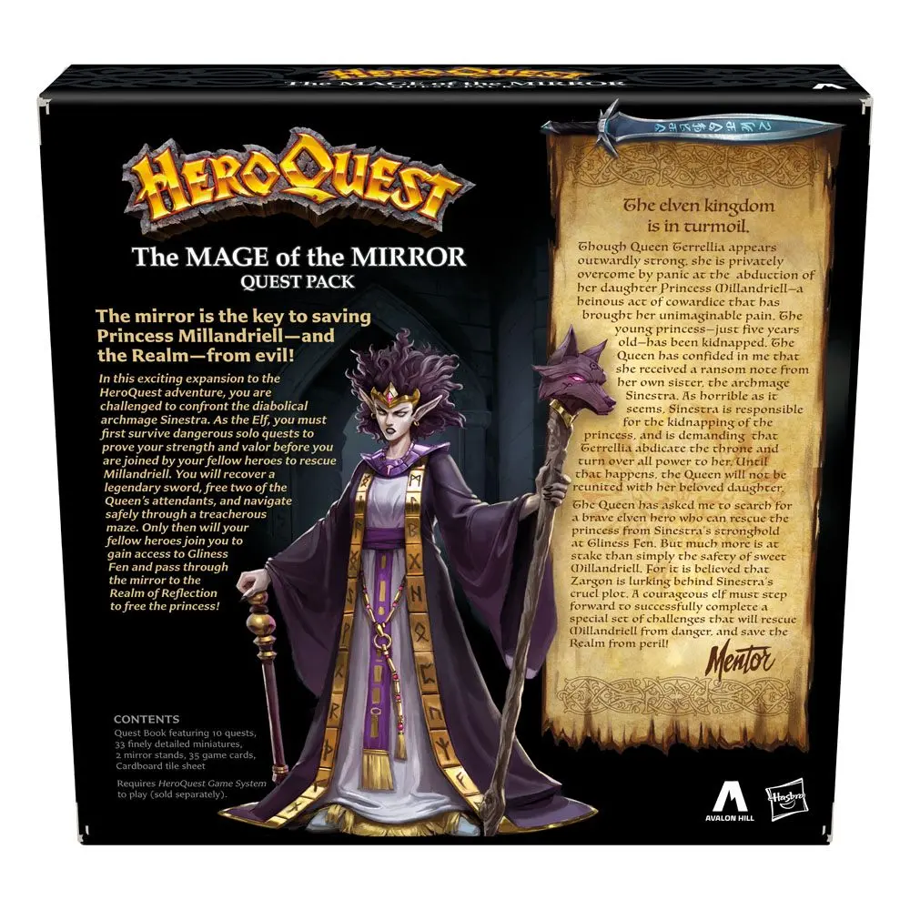 HeroQuest Gra Planszowa Dodatek The Mage of the Mirror Quest Pack *English Version* zdjęcie produktu