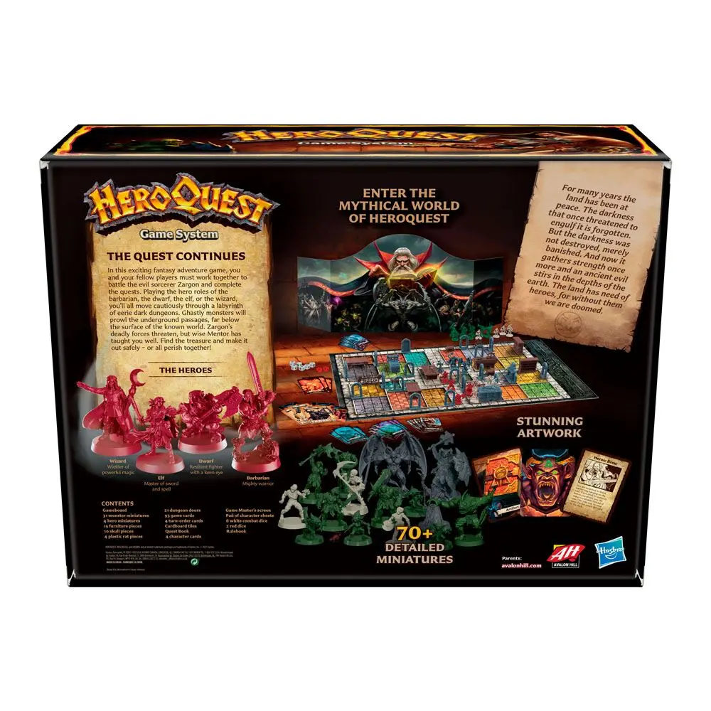 HeroQuest Gra planszowa System gier angielski zdjęcie produktu