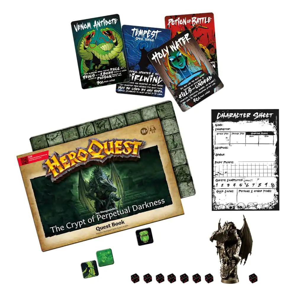HeroQuest Gra Planszowa Rozszerzenie The Crypt of Perpetual Darkness Quest Pack *English Version* zdjęcie produktu