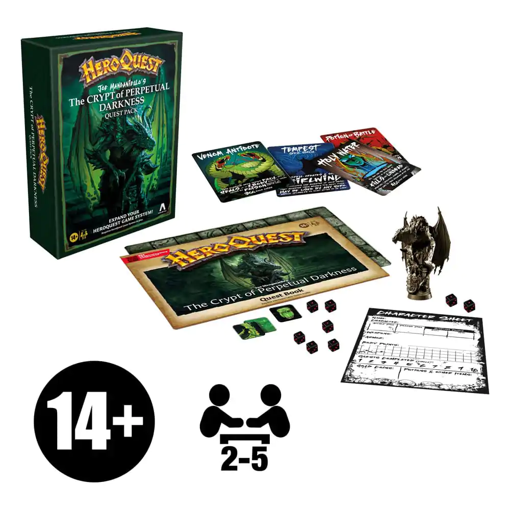 HeroQuest Gra Planszowa Rozszerzenie The Crypt of Perpetual Darkness Quest Pack *English Version* zdjęcie produktu