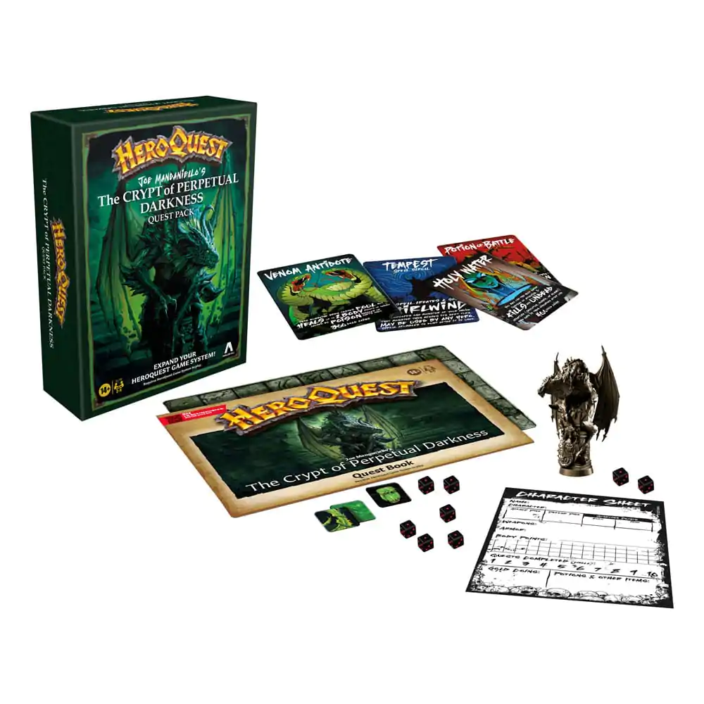 HeroQuest Gra Planszowa Rozszerzenie The Crypt of Perpetual Darkness Quest Pack *English Version* zdjęcie produktu