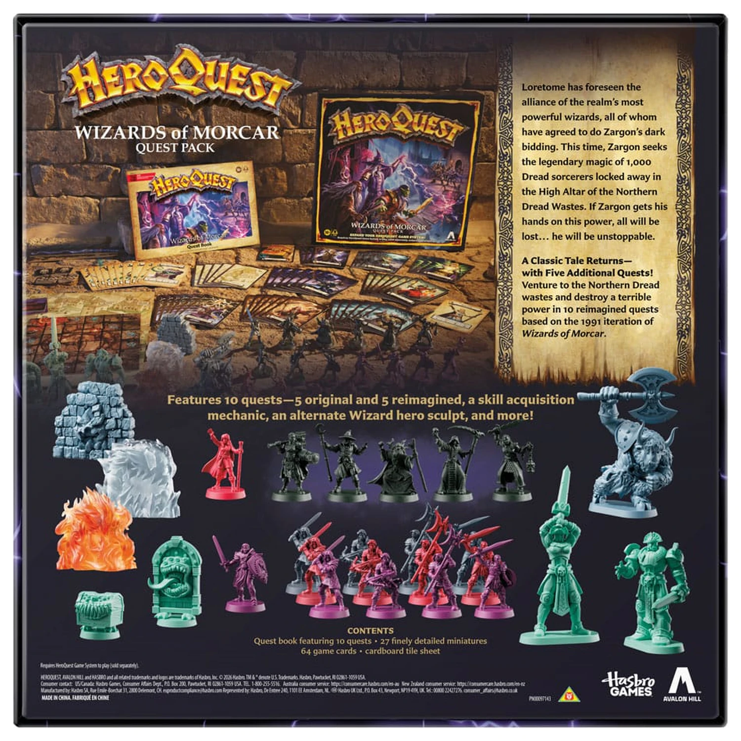 HeroQuest Board Game Expansion Wizards of Morcar Quest Pack *Angielska Wersja* zdjęcie produktu