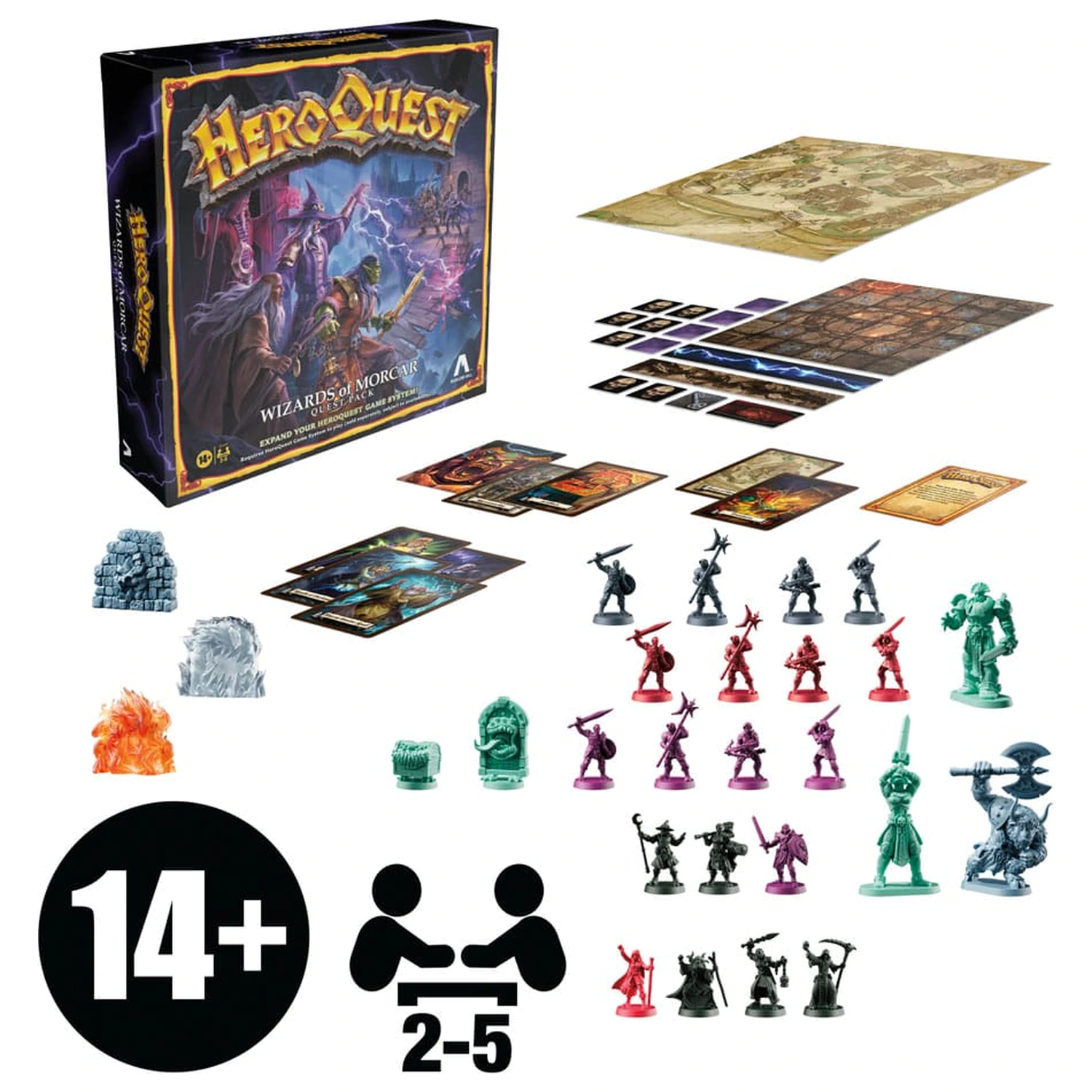 HeroQuest Board Game Expansion Wizards of Morcar Quest Pack *Angielska Wersja* zdjęcie produktu