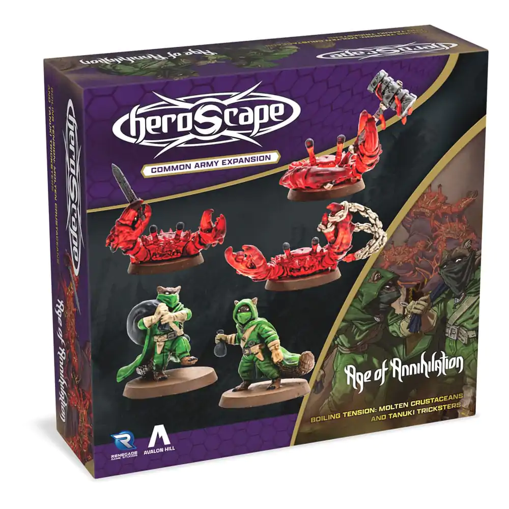 Heroscape Rozszerzenie Armii Boiling Tension: Molten Crustaceans & Tanuki Tricksters *English Version* zdjęcie produktu