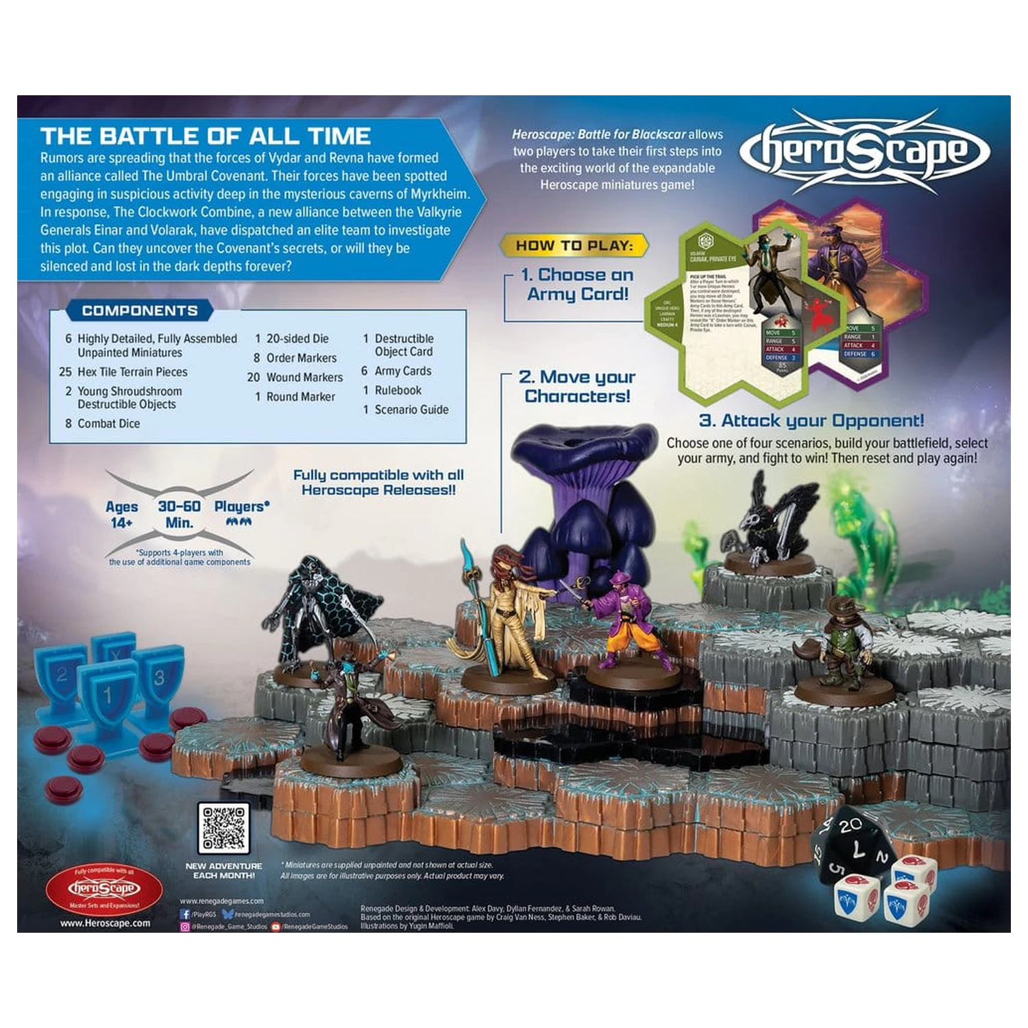 Gra planszowa Heroscape Battle for Blackscar Battle Box *Wersja angielska* zdjęcie produktu