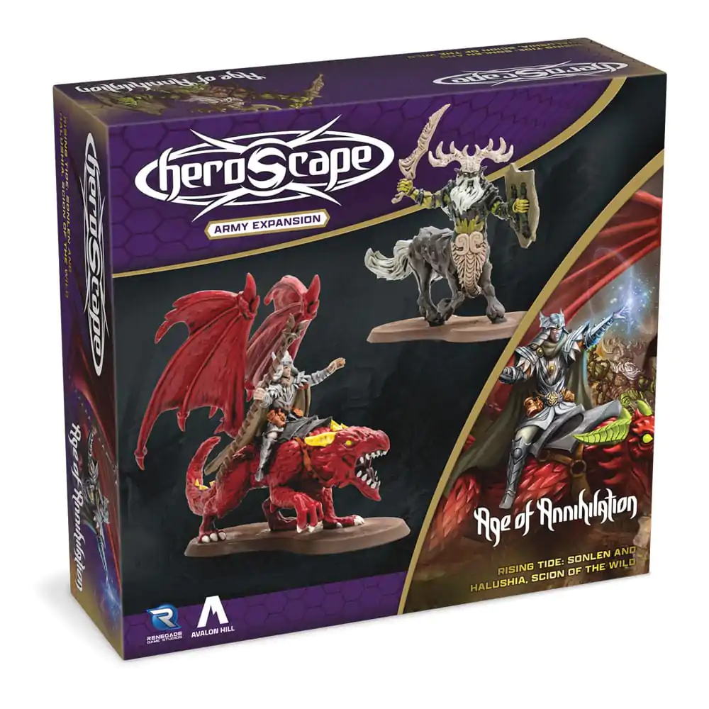 Heroscape Expansion Rising Tide - Sonlen & Halushia, Potomek Dzikiej Armii *Wersja Angielska* zdjęcie produktu