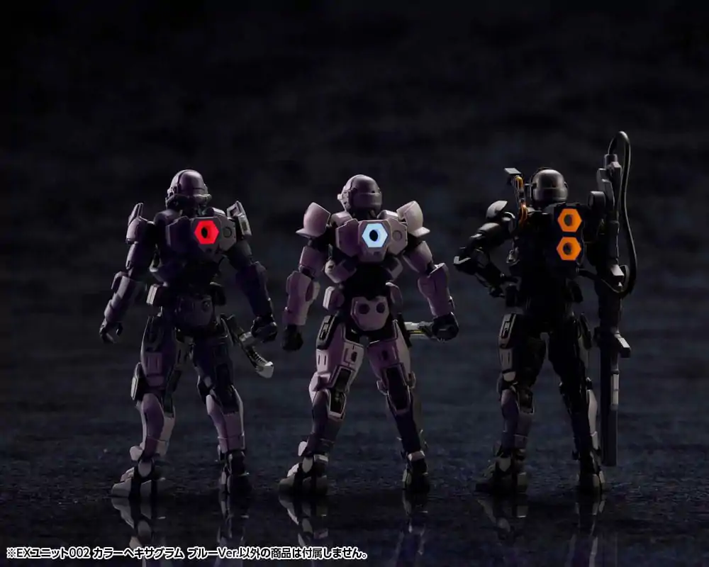 Hexa Gear Plastic Model Kit Accessory Set 1/24 Ex Unit 002 Hexa G-R.A.M Blue Ver. - Zestaw Akcesoriów do Plastikowego Modelu zdjęcie produktu
