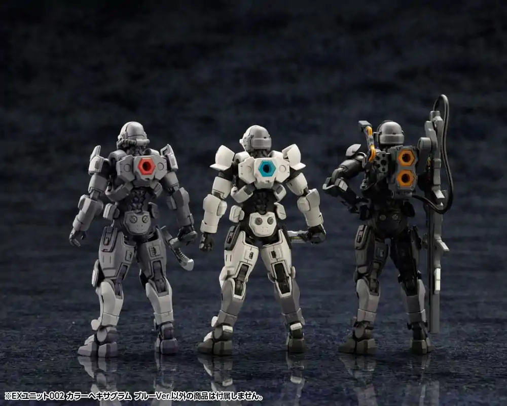 Hexa Gear Plastic Model Kit Accessory Set 1/24 Ex Unit 002 Hexa G-R.A.M Blue Ver. - Zestaw Akcesoriów do Plastikowego Modelu zdjęcie produktu