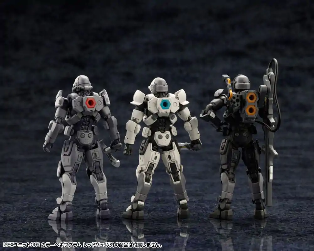 Hexa Gear Plastic Model Kit Accessory Set 1/24 Ex Unit 002 Hexa G-R.A.M Red Ver. - Zestaw Akcesoriów do Plastikowego Modelu zdjęcie produktu