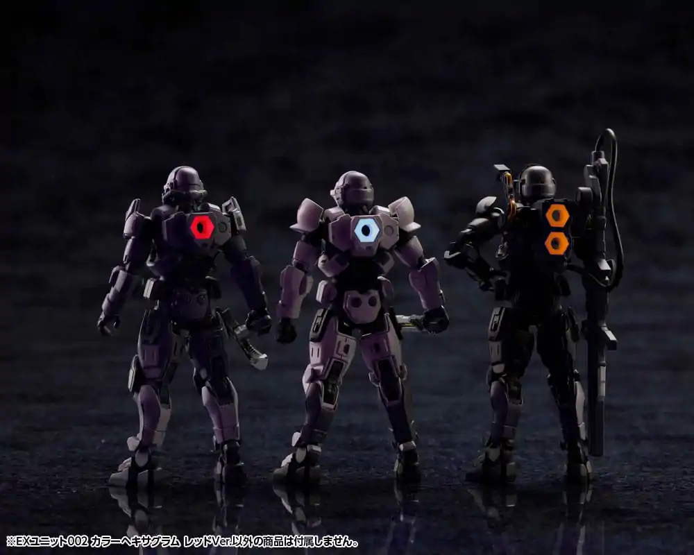 Hexa Gear Plastic Model Kit Accessory Set 1/24 Ex Unit 002 Hexa G-R.A.M Red Ver. - Zestaw Akcesoriów do Plastikowego Modelu zdjęcie produktu