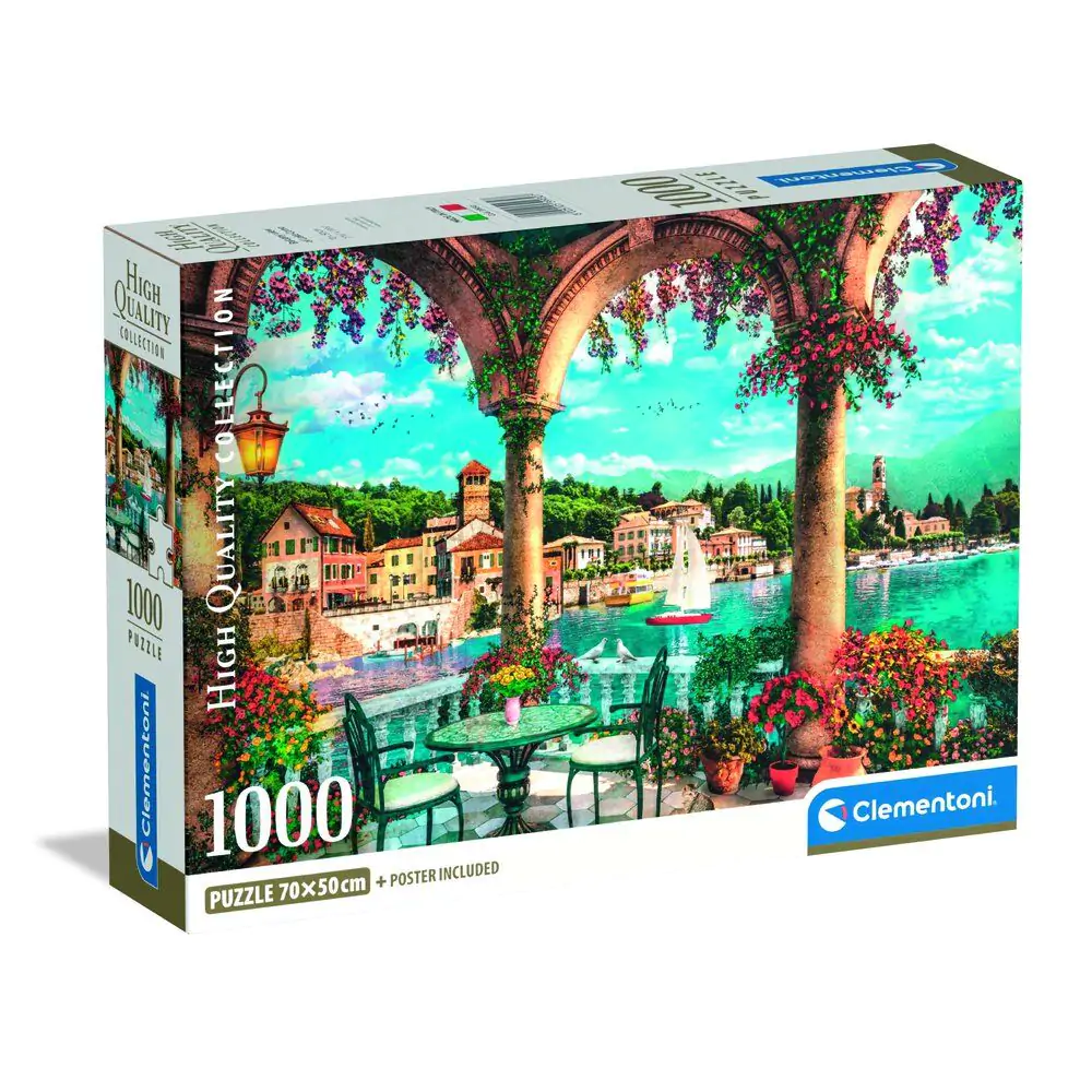 Puzzle High Quality Widok na Balkon Jeziora Como 1000 elementów zdjęcie produktu