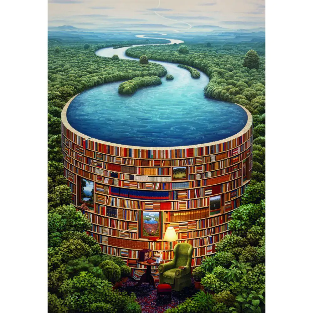 Wysokiej jakości puzzle Bibliodame 1000 elementów zdjęcie produktu