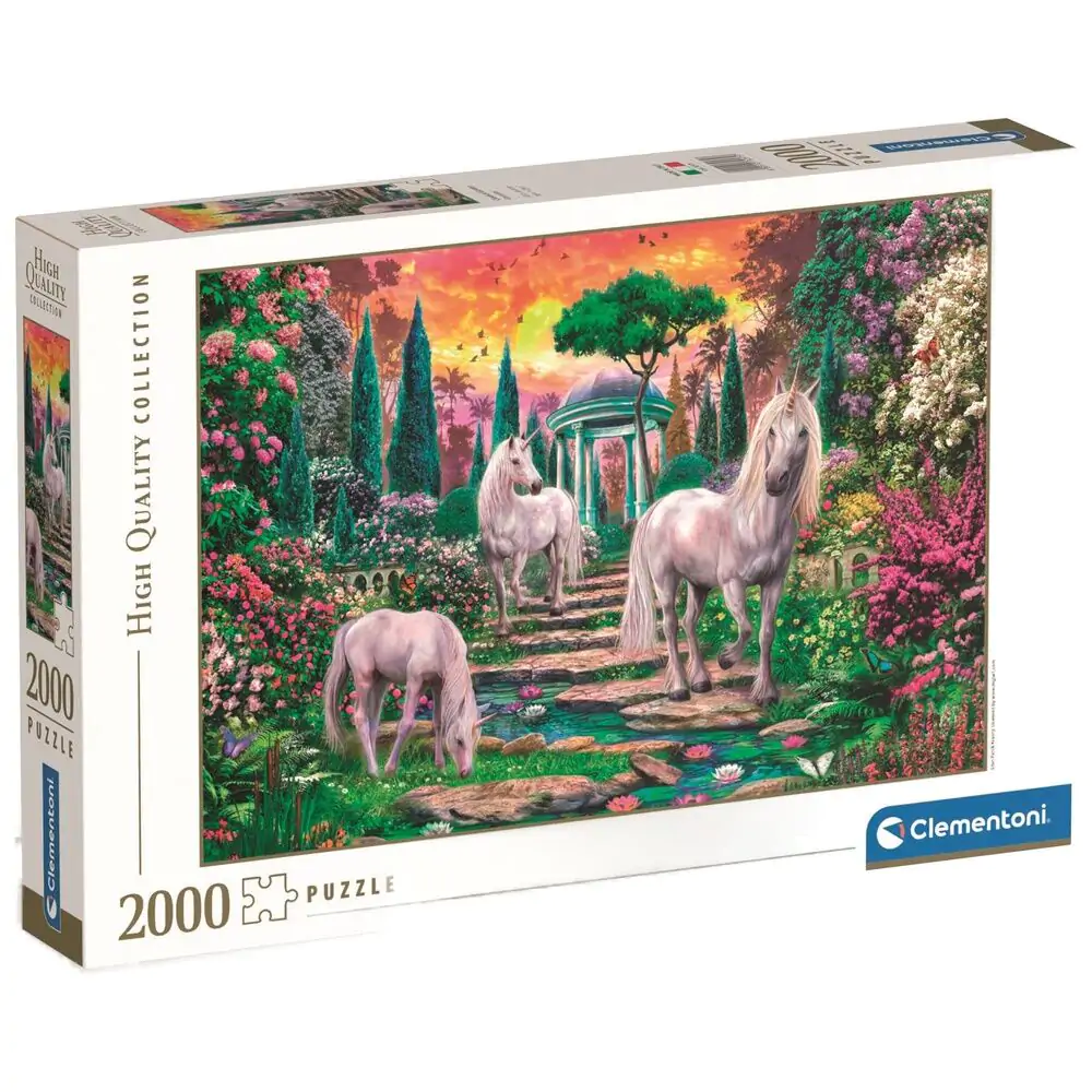 Wysokiej jakości klasyczne ogrodowe jednorożce puzzle 2000 elementów zdjęcie produktu