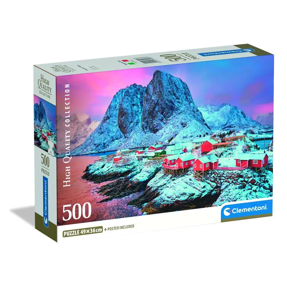 Puzzle High Quality Hamnoy Village 500 elementów zdjęcie produktu