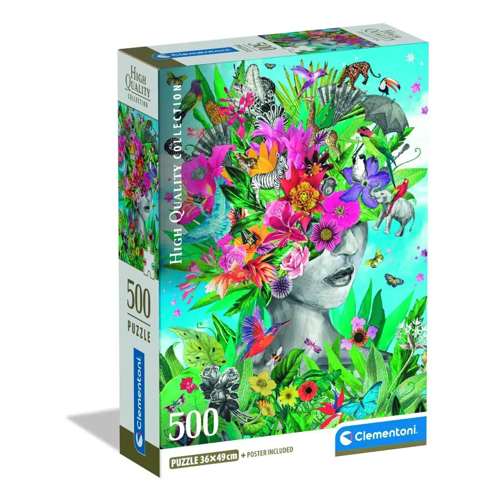 Puzzle High Quality Head in the Jungle 500 elementów zdjęcie produktu