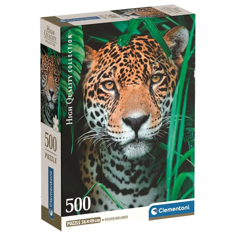 Puzzle High Quality Jaguar in the Jungle 500 elementów zdjęcie produktu