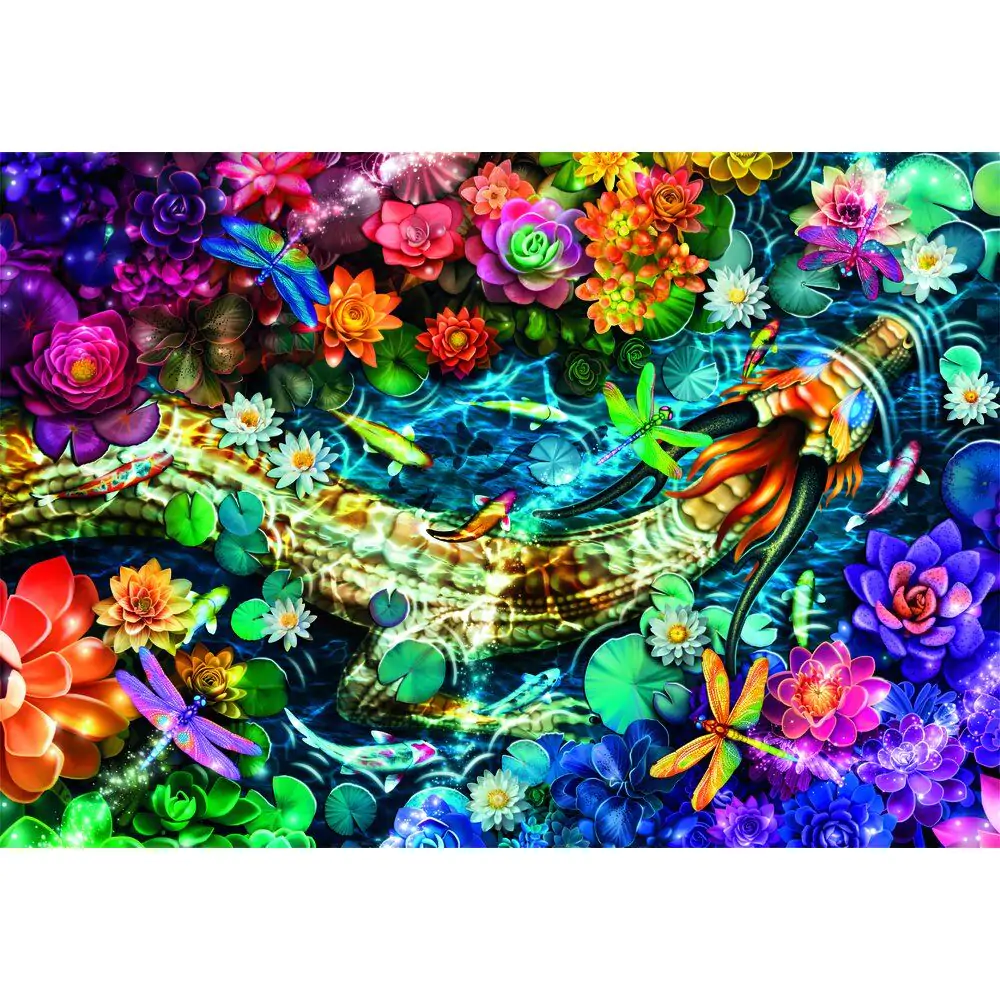 Puzzle Wysokiej Jakości Koi River 1000pcs zdjęcie produktu