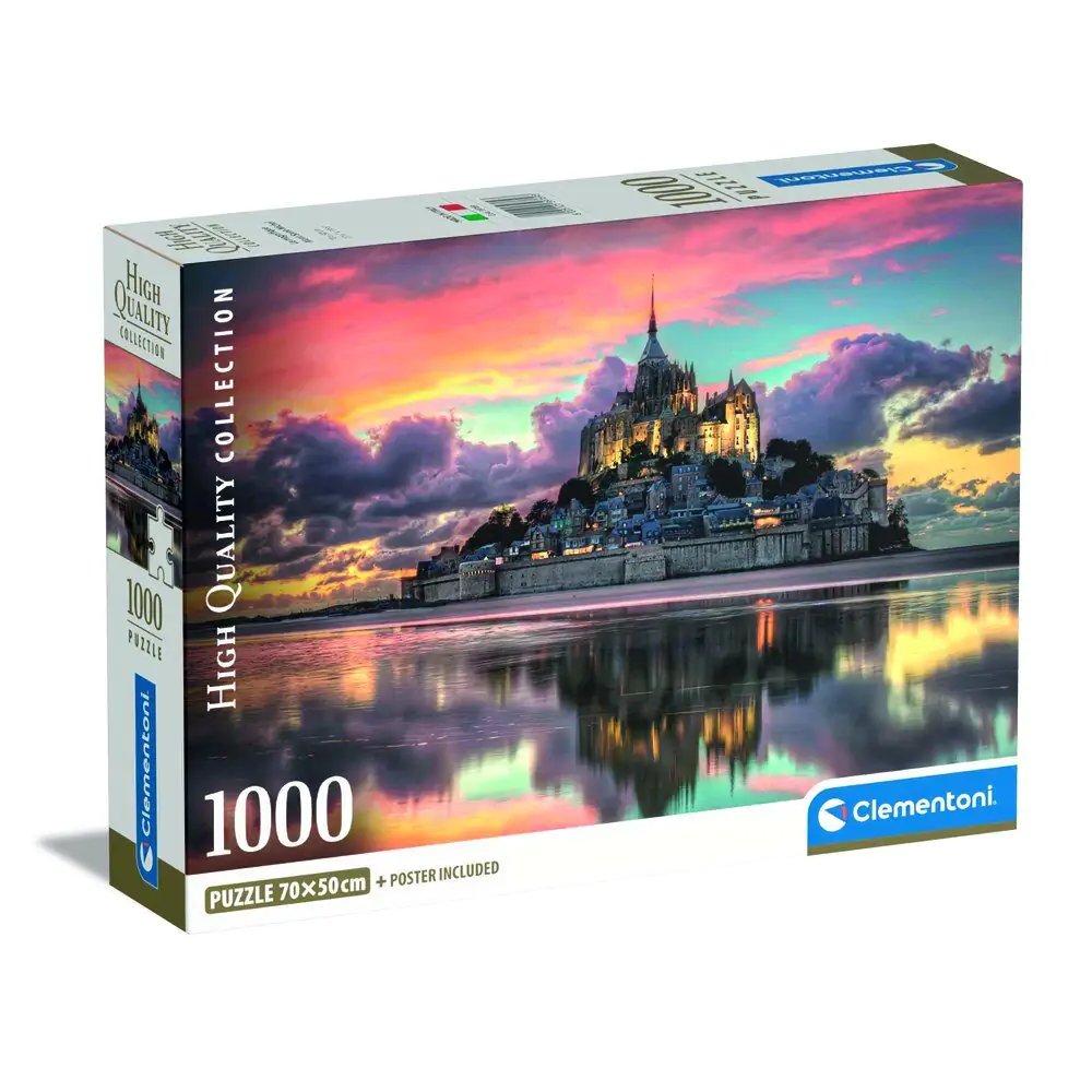 Wysokiej jakości Le Magnifique Mont Saint-Michel puzzle 1000 elementów zdjęcie produktu