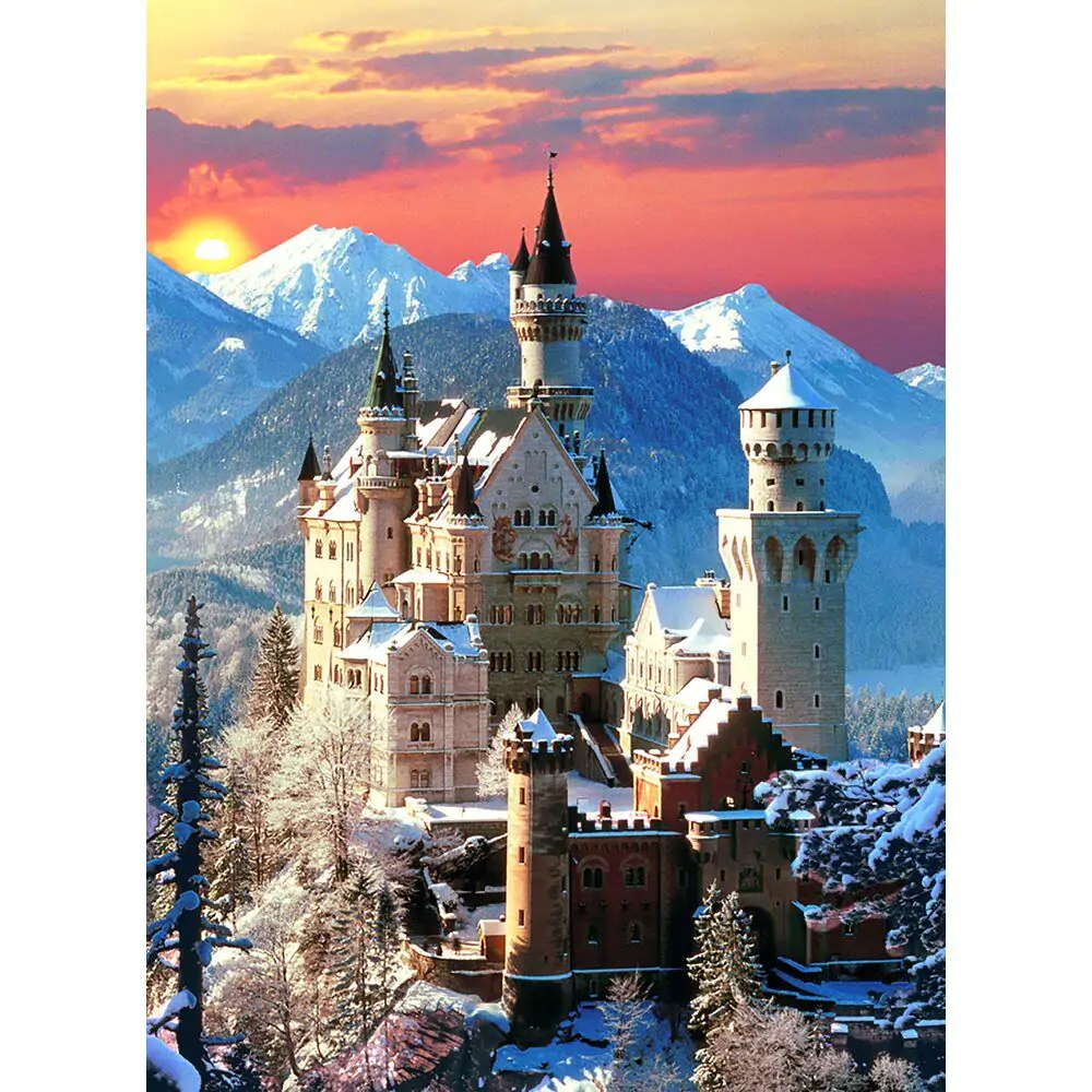 Puzzle Neuschwanstein Wysokiej Jakości 1500 elementów zdjęcie produktu