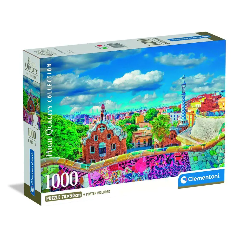 Puzzle High Quality Park Guell Barcelona 1000 elementów zdjęcie produktu