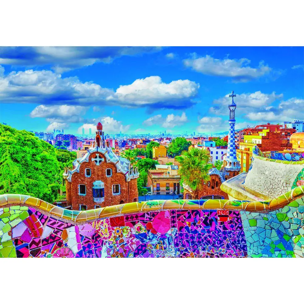 Puzzle High Quality Park Guell Barcelona 1000 elementów zdjęcie produktu