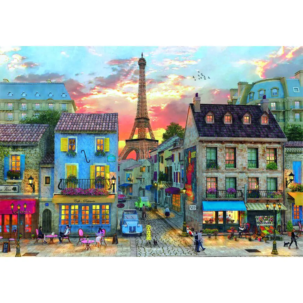 Puzzle High Quality Streets of Paris 1000 elementów zdjęcie produktu