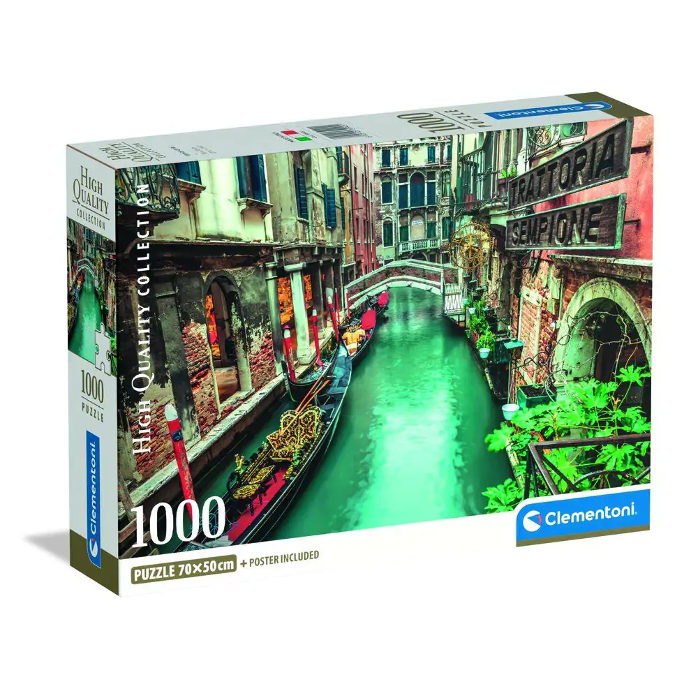 Puzzle High Quality Kanał Wenecki 1000pcs zdjęcie produktu