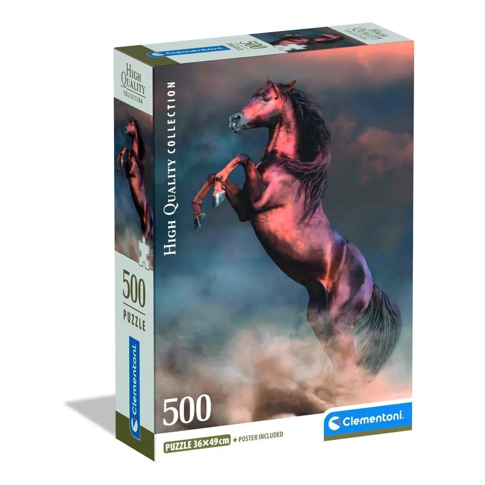 Wysokiej jakości puzzle Wild Red Stallion 500 elementów zdjęcie produktu