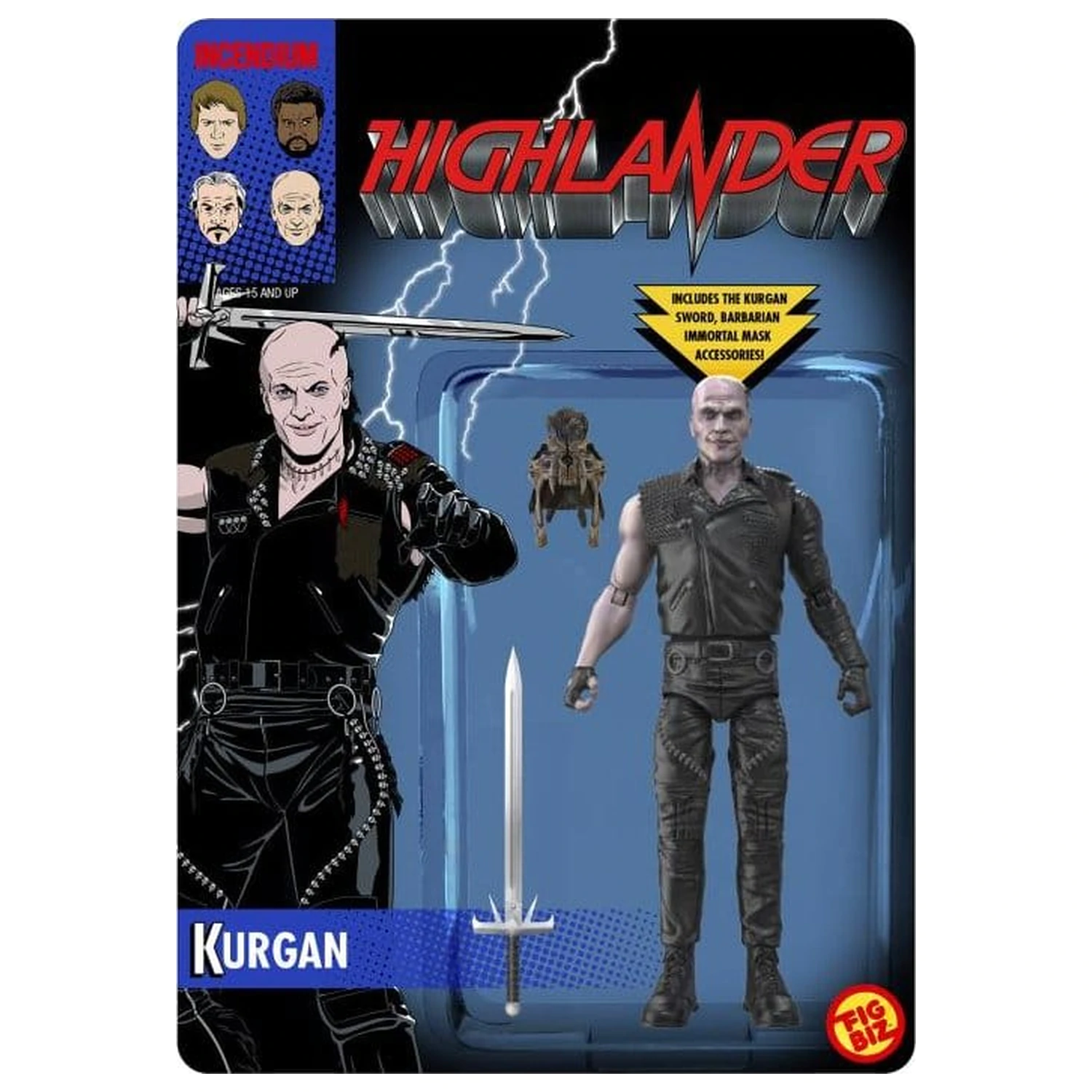 Highlander FigBiz Figurka The Kurgan 13 cm zdjęcie produktu