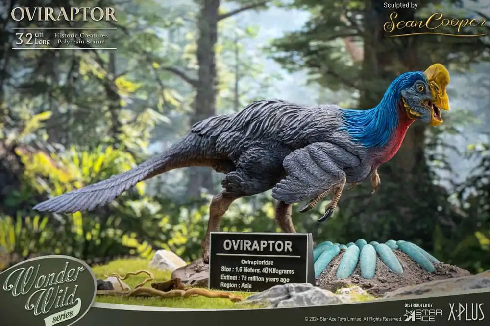 Historyczne Stworzenia The Wonder Wild Series Statua Owiraptor (re-run) 32 cm zdjęcie produktu