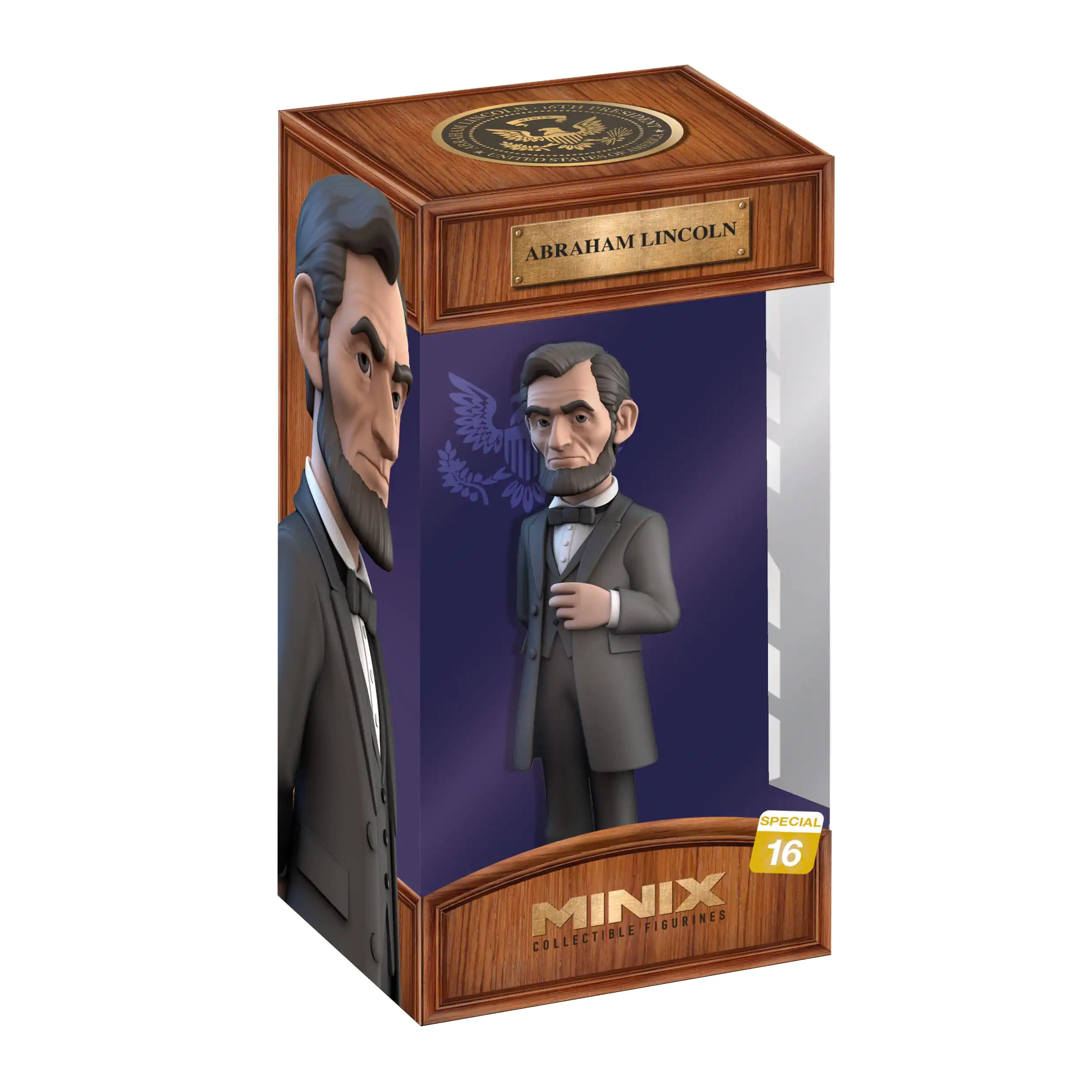 Figurka kolekcjonerska Historical Figures Minix Abraham Lincoln 16. Prezydent Stanów Zjednoczonych 12 cm zdjęcie produktu