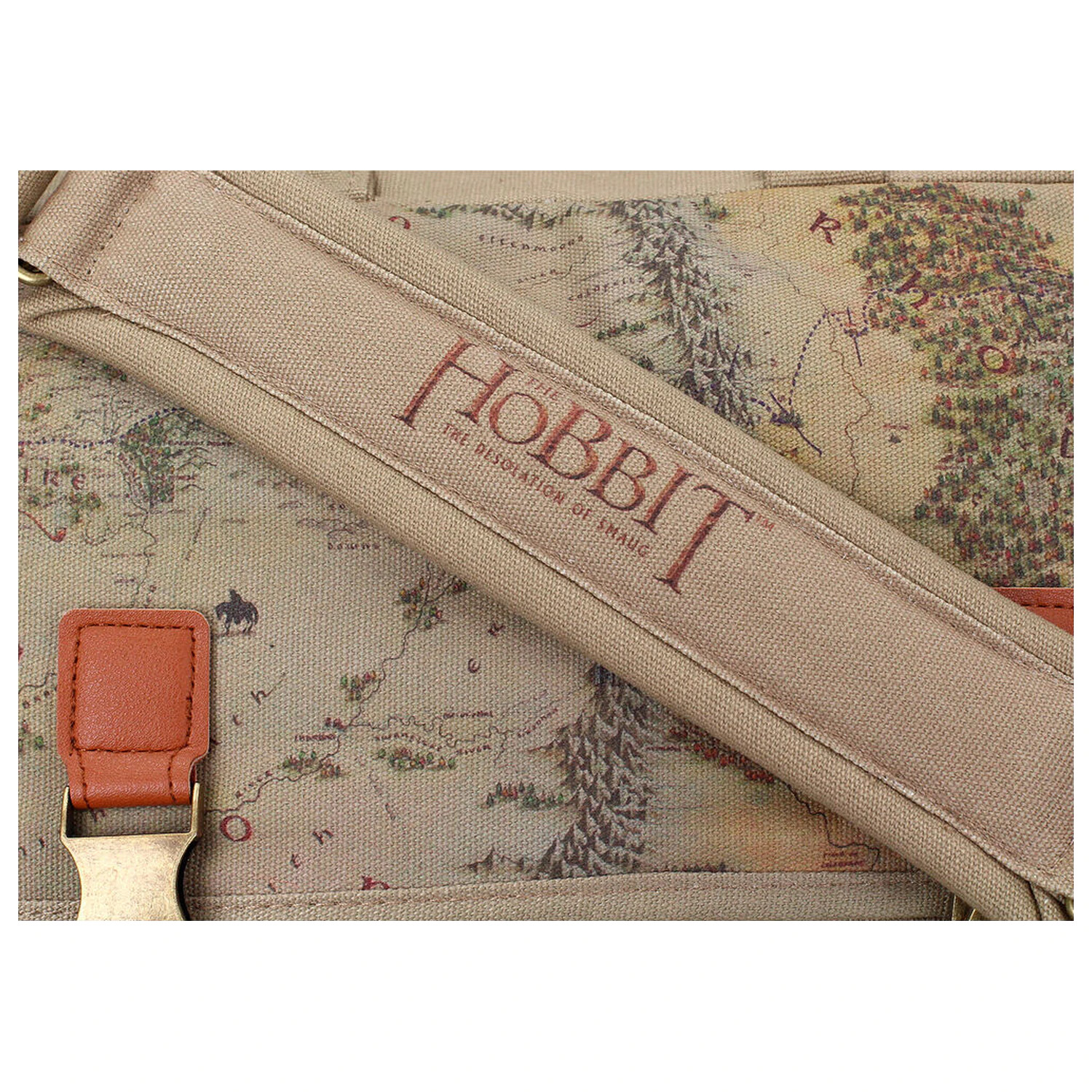 Torba na ramię z tkaniny Hobbit Map zdjęcie produktu