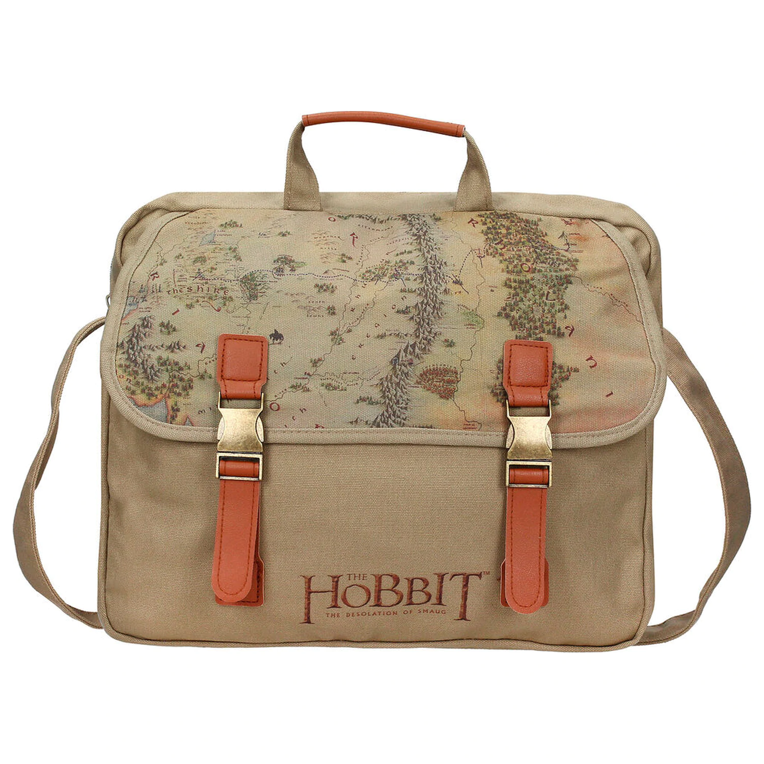 Torba na ramię z tkaniny Hobbit Map zdjęcie produktu
