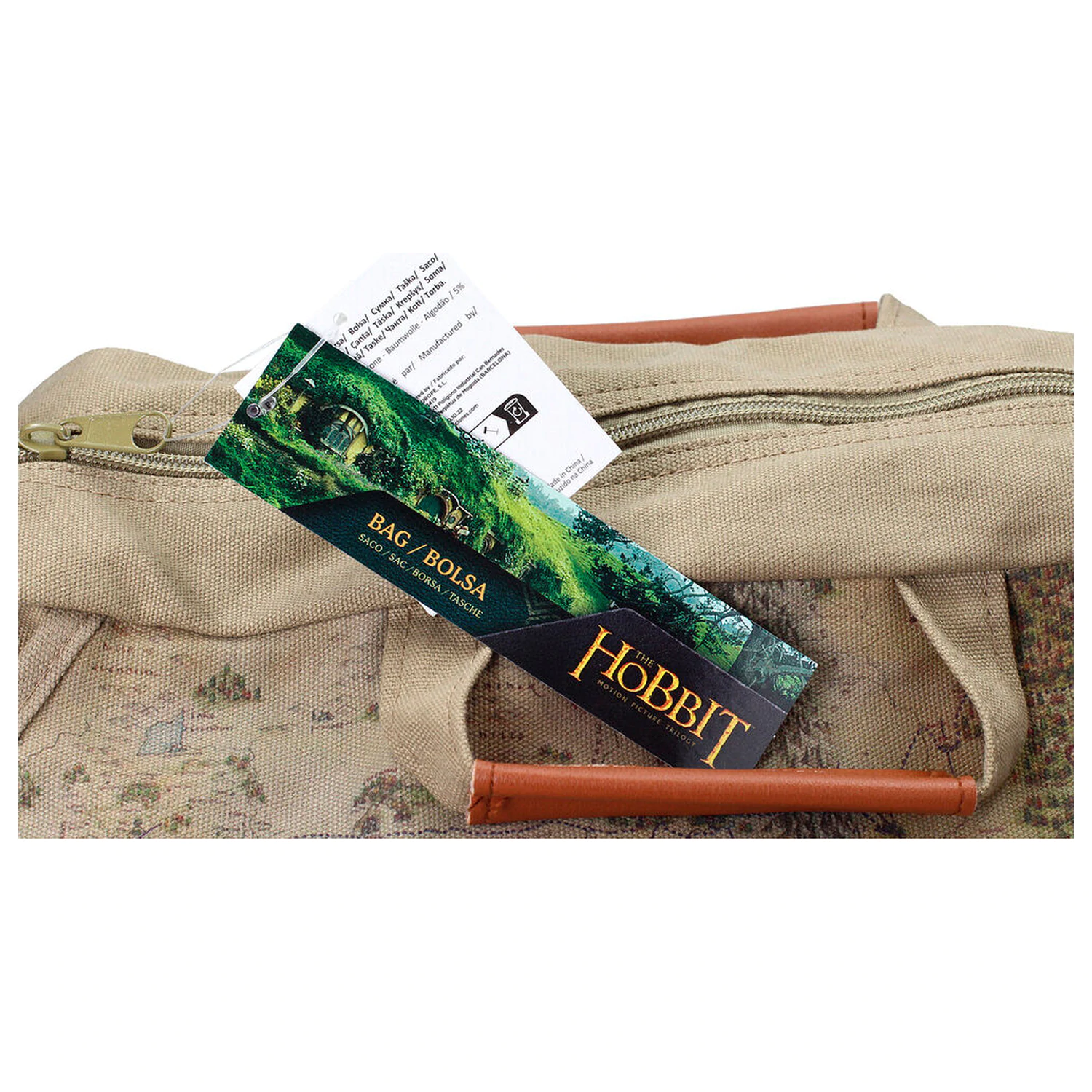 Torba na ramię z tkaniny Hobbit Map zdjęcie produktu