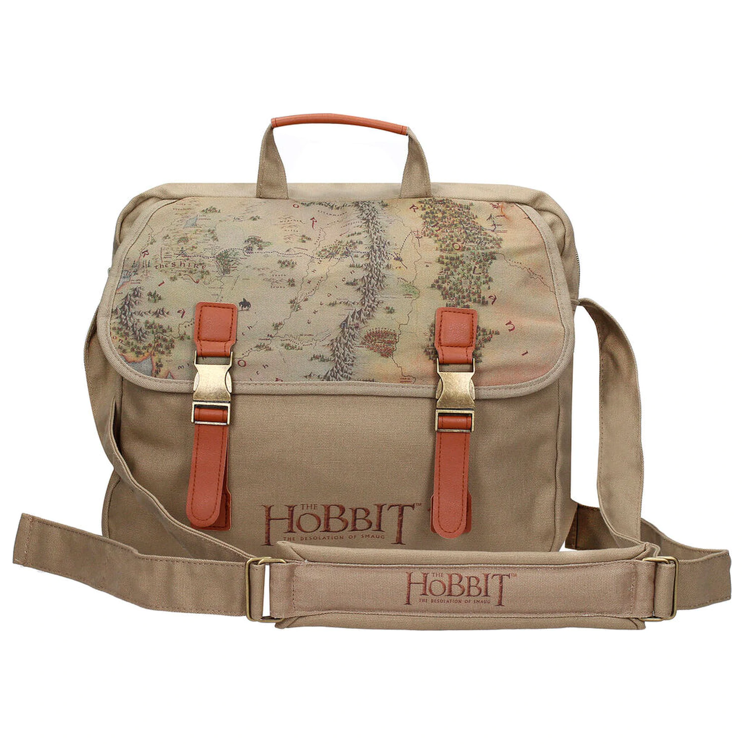 Torba na ramię z tkaniny Hobbit Map zdjęcie produktu