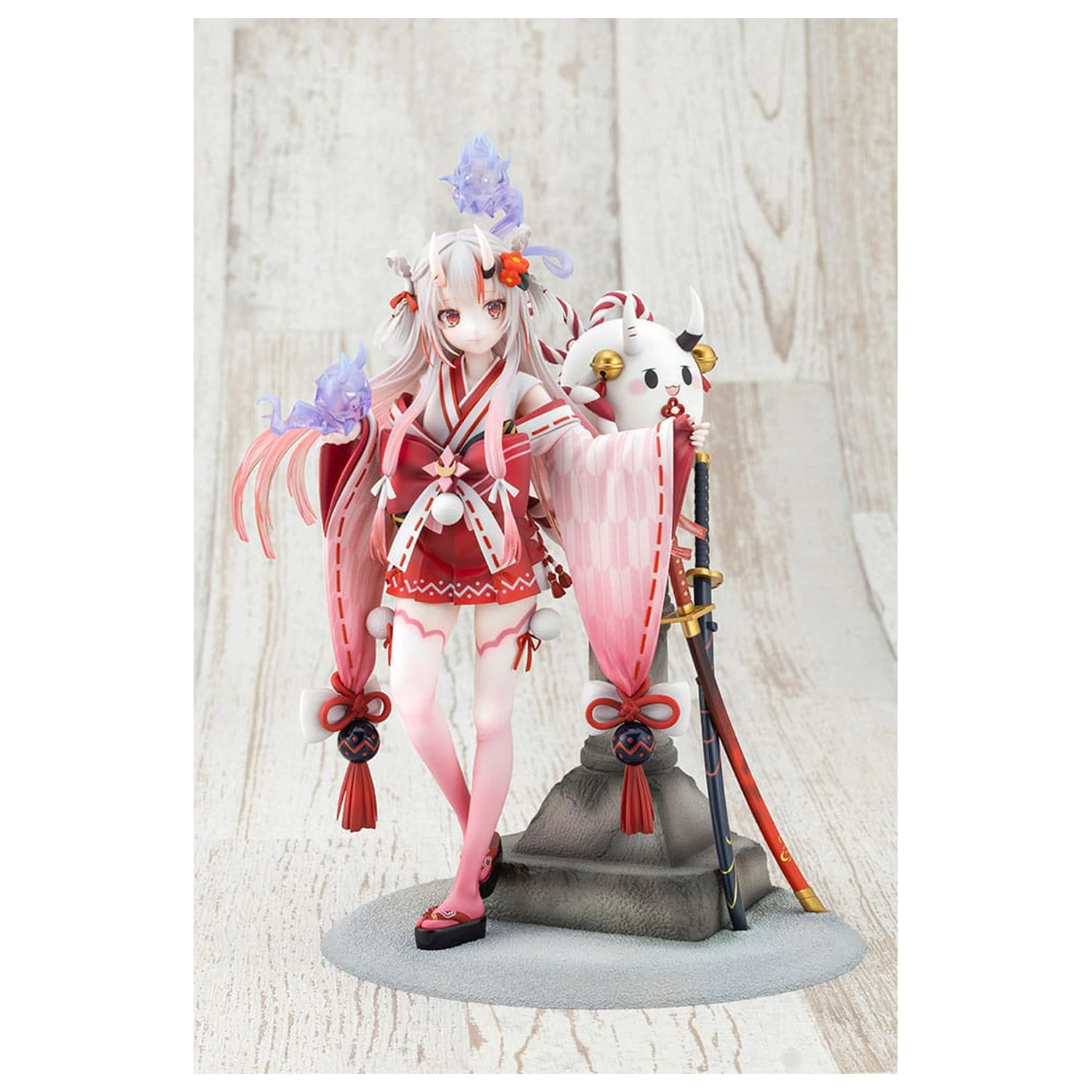 Hololive Production Statuetka PVC 1/7 Nakiri Ayame Shrine Maiden Fortune Outfit Ver. 26 cm zdjęcie produktu