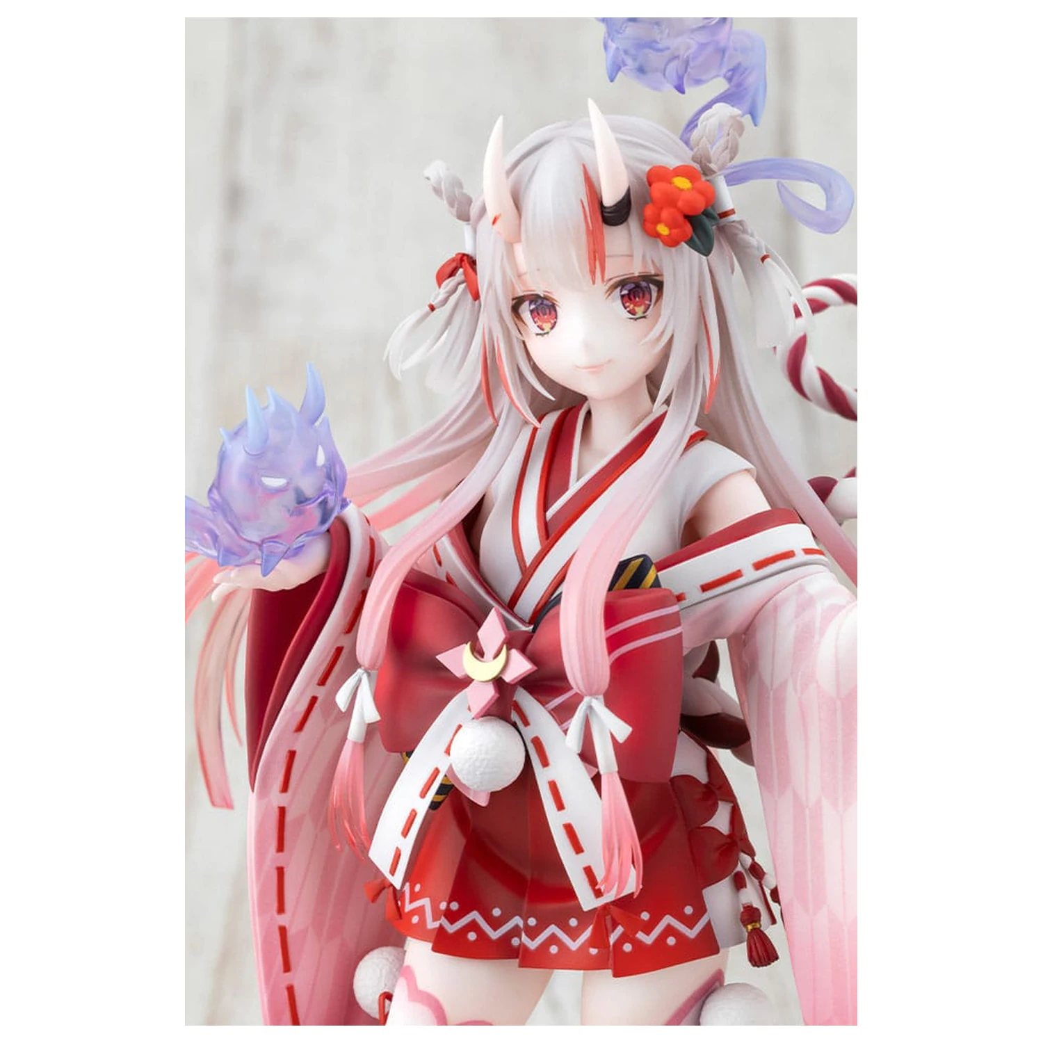 Hololive Production Statuetka PVC 1/7 Nakiri Ayame Shrine Maiden Fortune Outfit Ver. 26 cm zdjęcie produktu