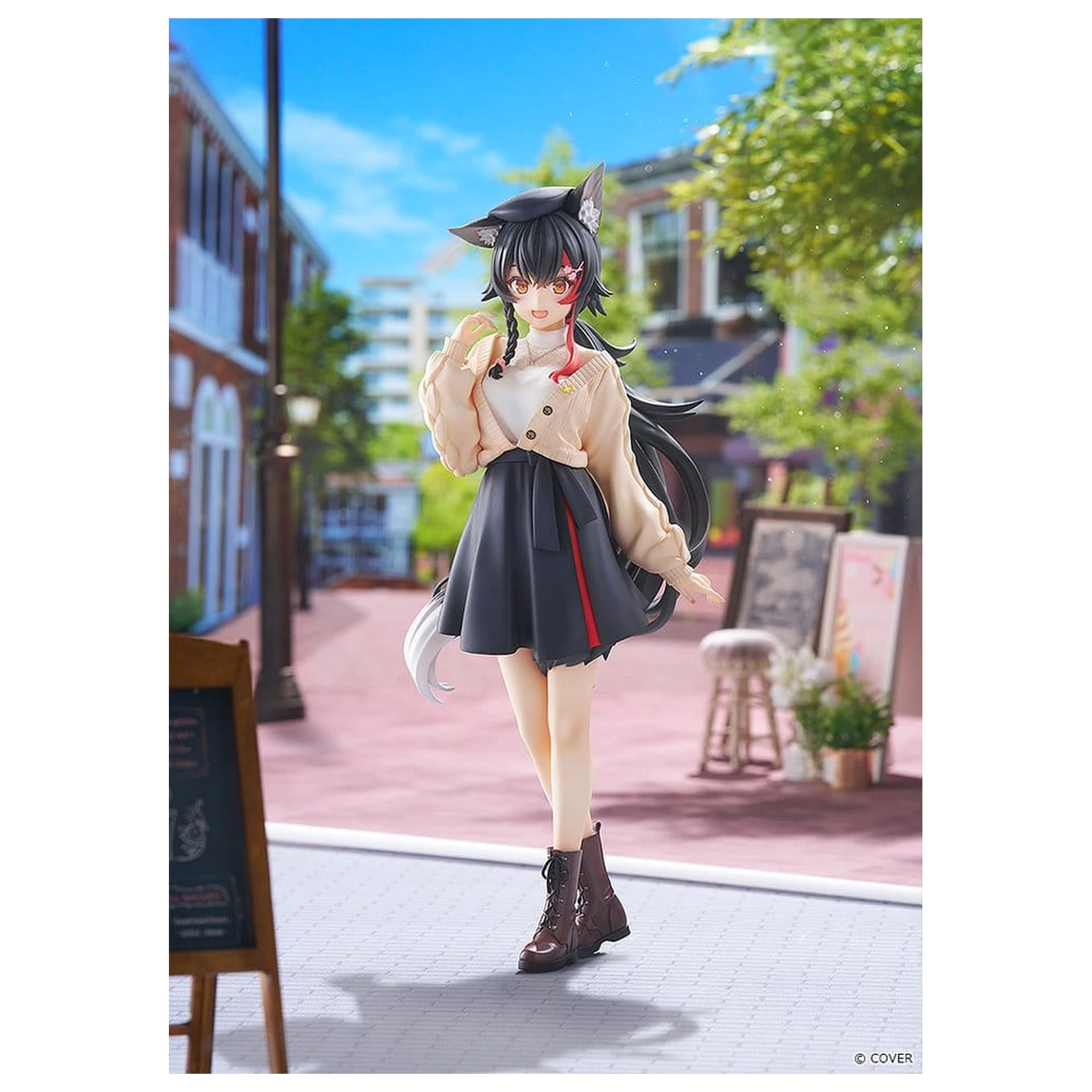 Hololive Production G.S. Collection PVC Figurka 1/7 Ookami Mio Date Style - Street Outfit Ver. 24 cm zdjęcie produktu