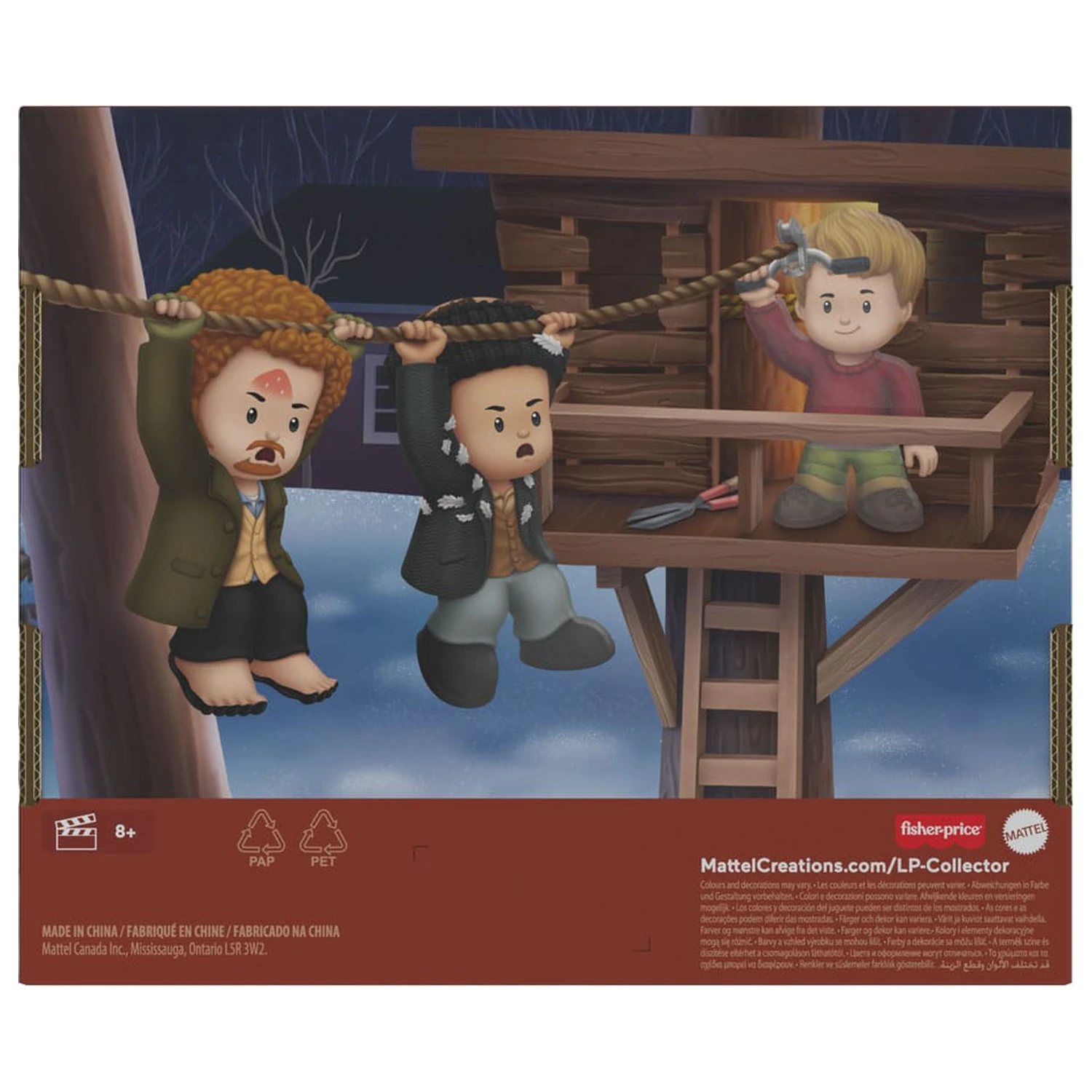 Home Alone Kevin Sam w Domu Fisher-Price Małe Ludzie Kolekcjonerskie Mini Figurki Zestaw 3 figurek 7 cm zdjęcie produktu