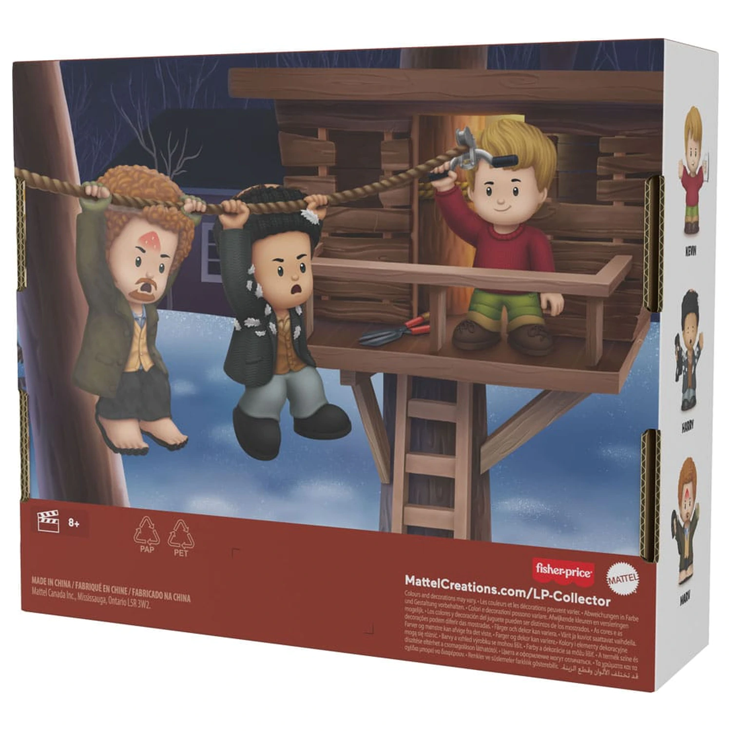 Home Alone Kevin Sam w Domu Fisher-Price Małe Ludzie Kolekcjonerskie Mini Figurki Zestaw 3 figurek 7 cm zdjęcie produktu