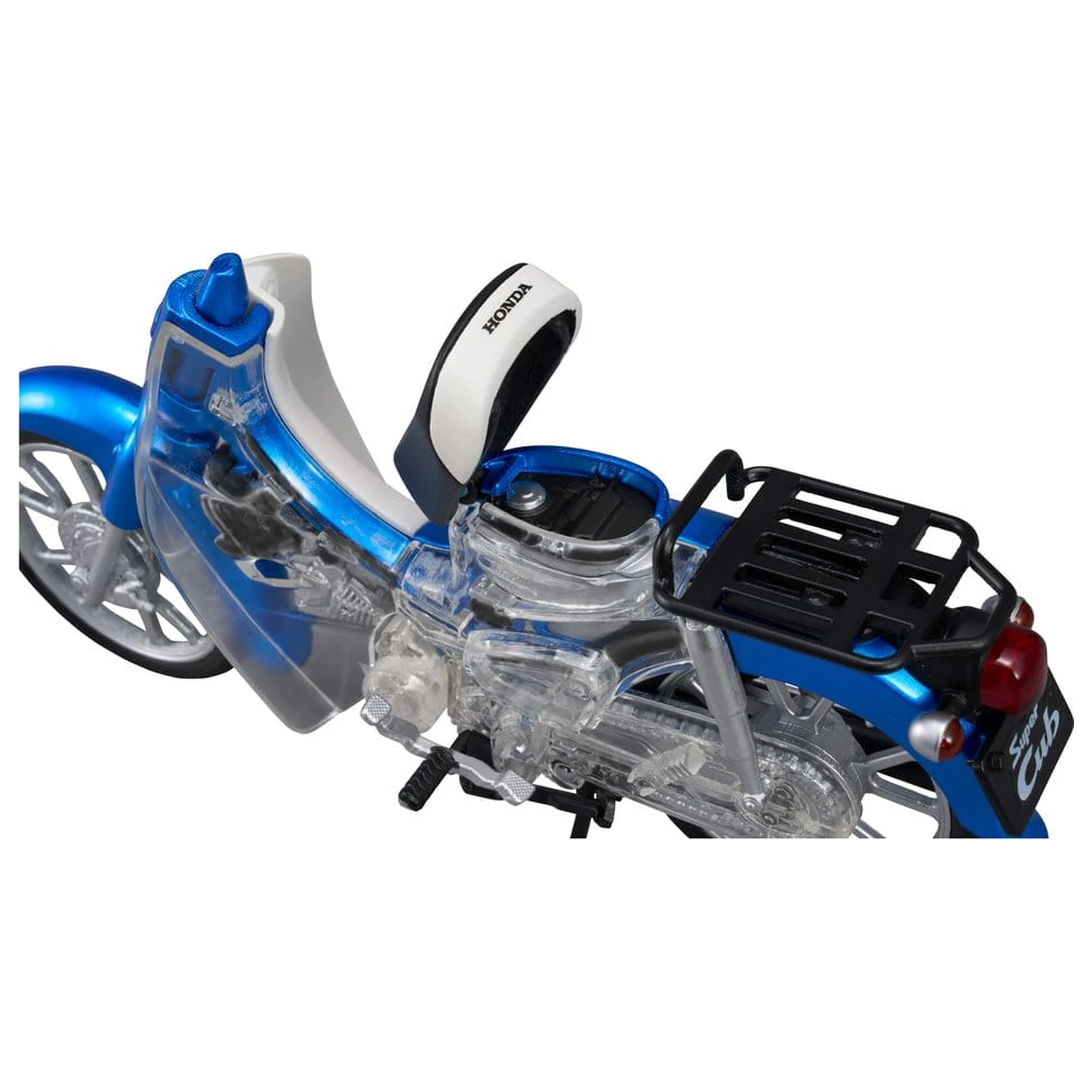 Honda Kaitanics Plastikowy Model Kit Super Cub 110 Glint Wave Blue Metalic zdjęcie produktu