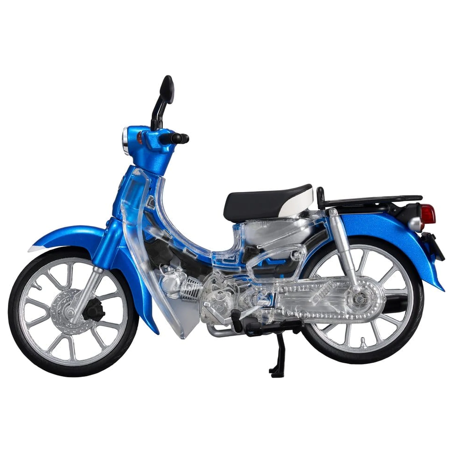 Honda Kaitanics Plastikowy Model Kit Super Cub 110 Glint Wave Blue Metalic zdjęcie produktu