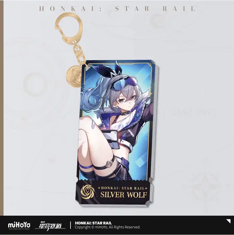 Honkai: Star Rail Character Akrylowy Brelok Silver Wolf 9 cm zdjęcie produktu