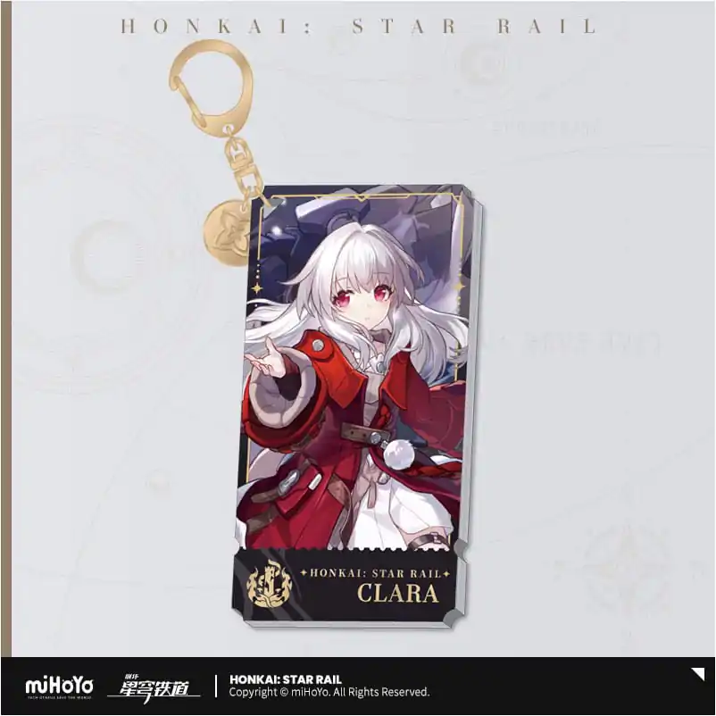 Honkai: Star Rail Character Akrylowy breloczek do kluczy Clara 9 cm zdjęcie produktu